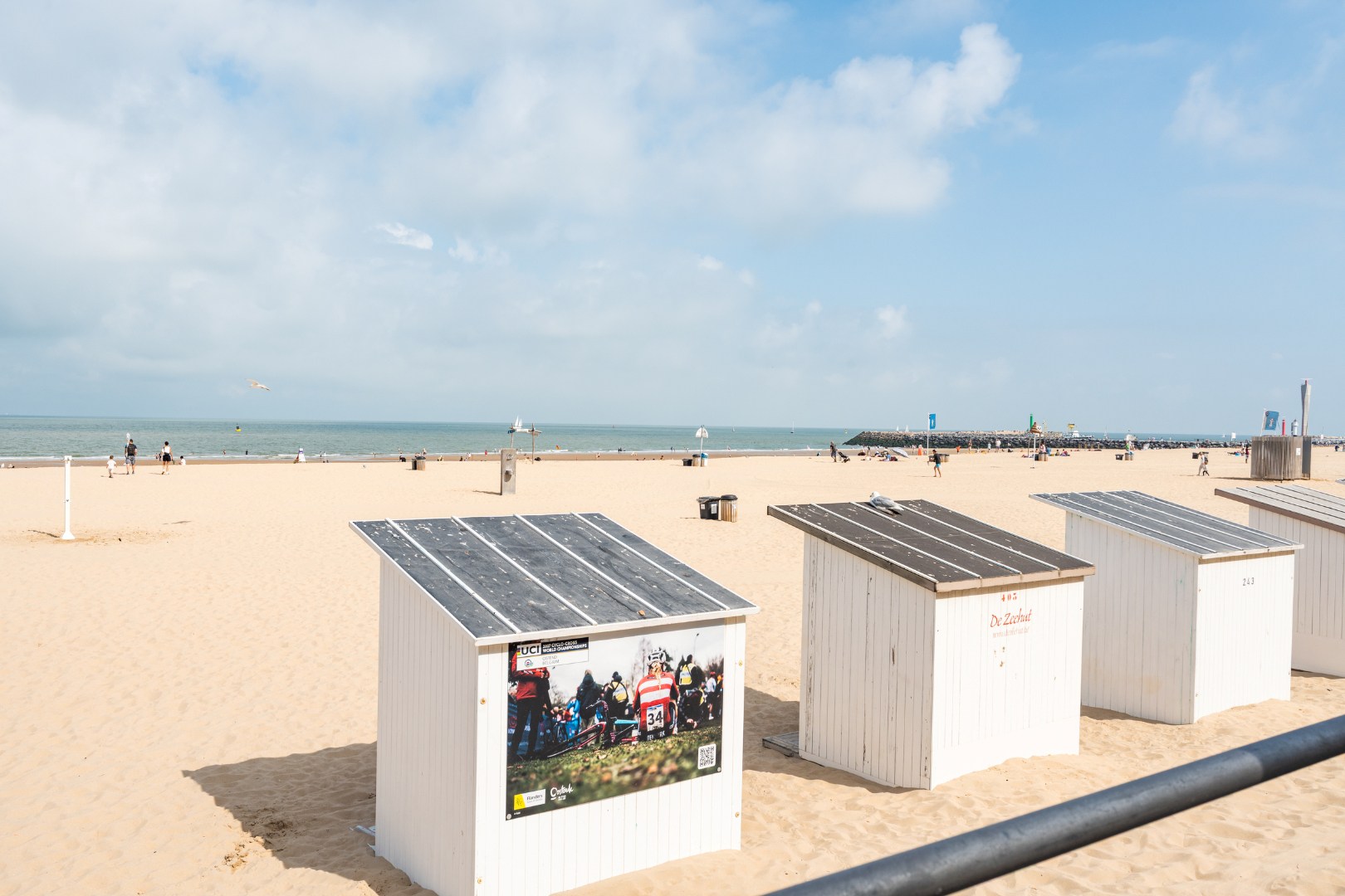 Studio met zijdelings zeezicht in het centrum van Oostende 