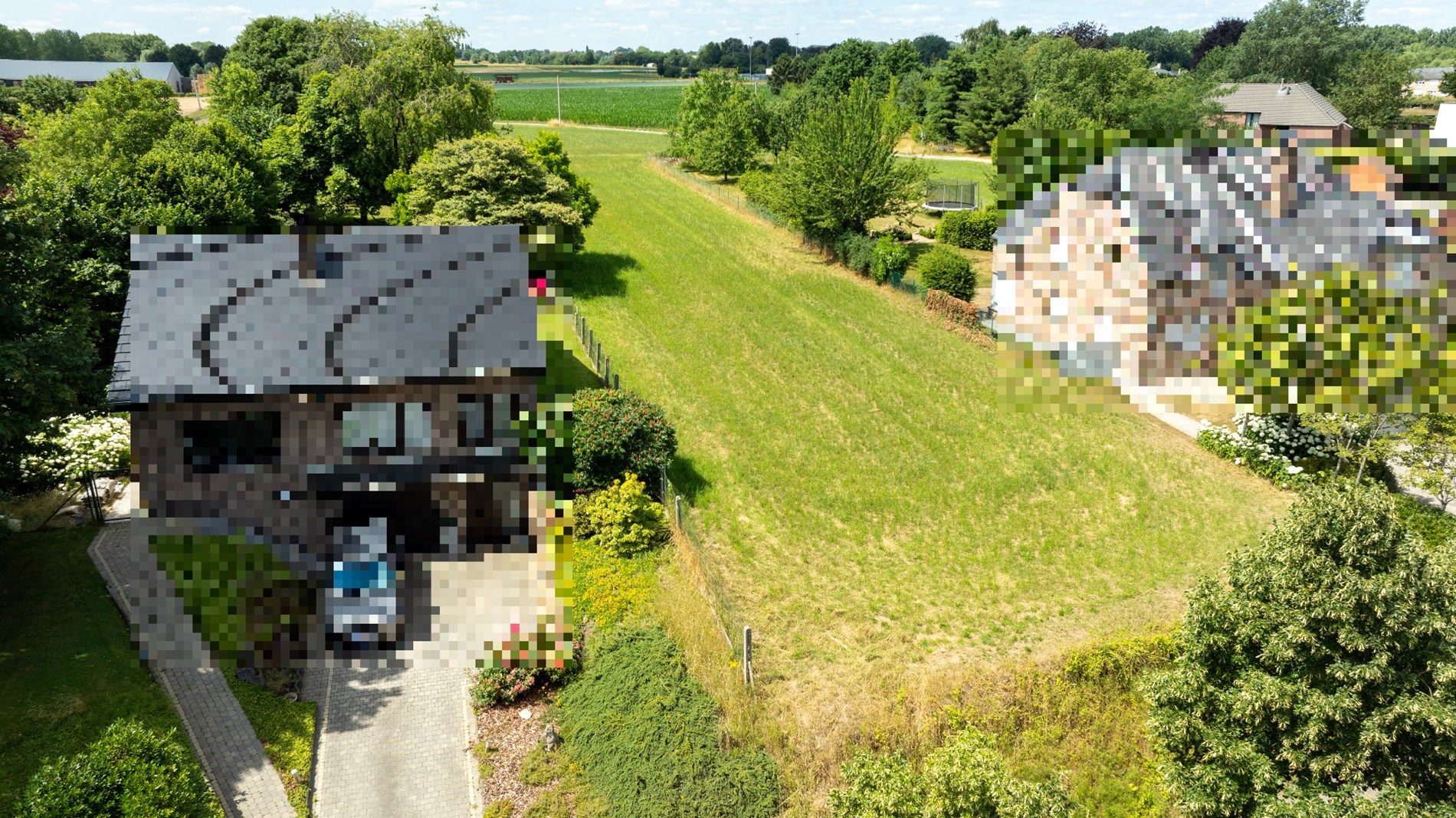 Prachtig perceel bouwgrond voor open bebouwing 