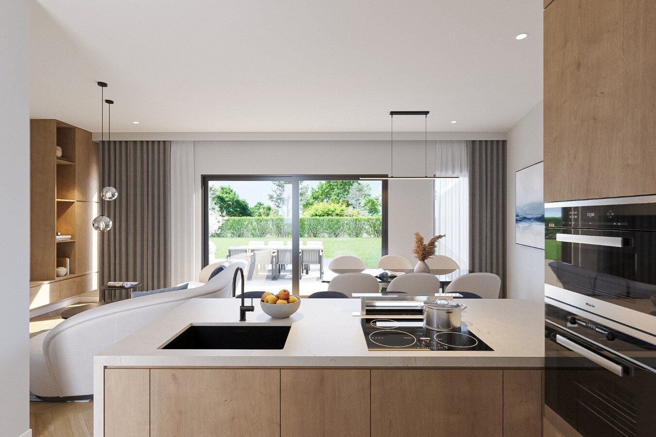 MODERN EN ENERGIEZUINIG NIEUWBOUWAPPARTEMENT MET 1 SLAAPKAMER, TERRAS EN AUTOSTANDPLAATS TE HAM CENTRUM 