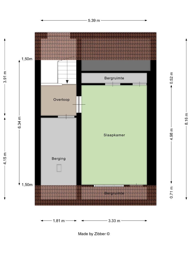 Ruime te renoveren woning met 3 slaapkamers in Lubbeek met doorgang langs het perceel van de buren. EPC: 736 KWH/m² 