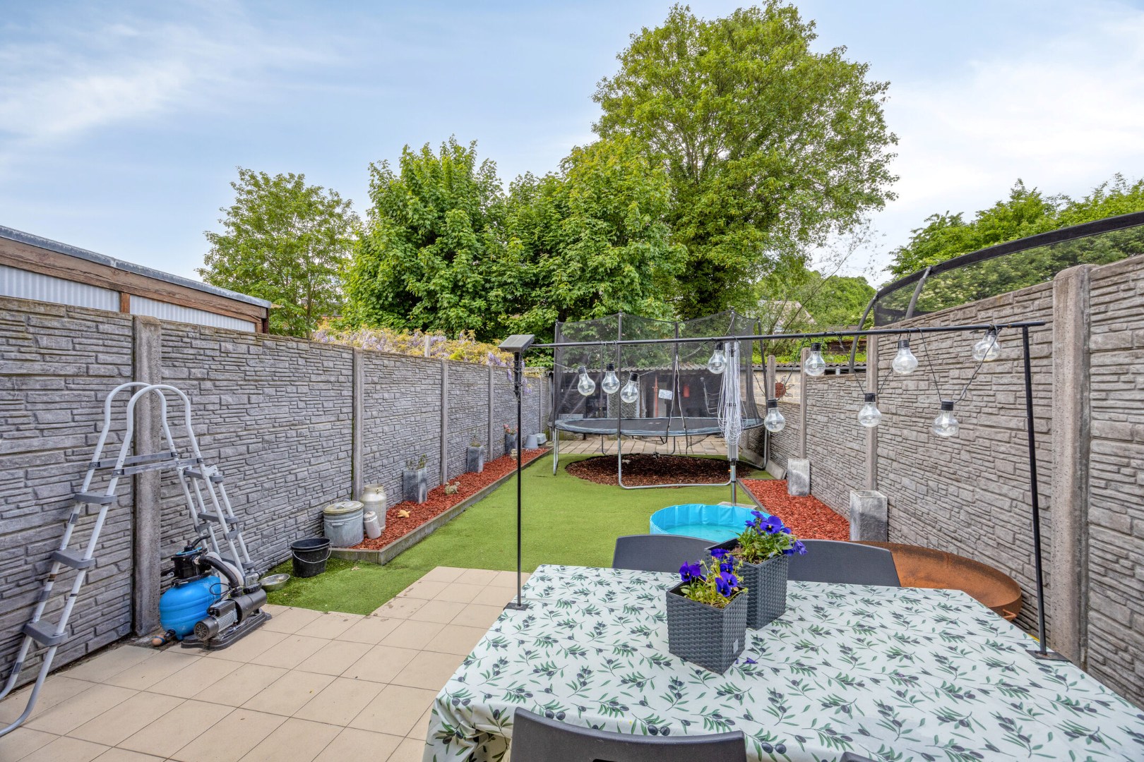 terras en tuin