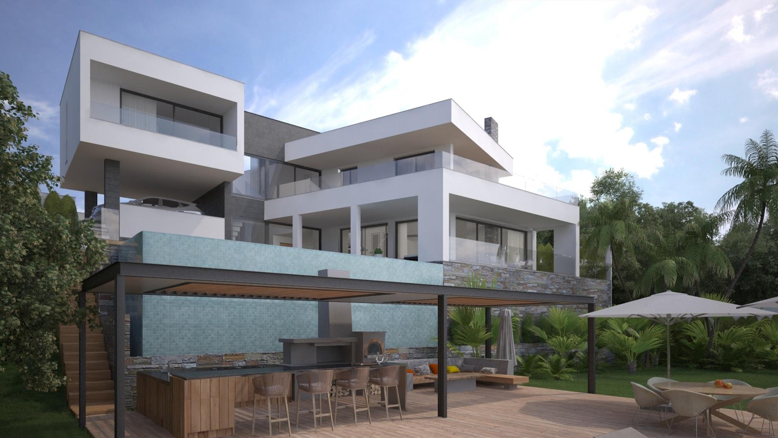 MODERNE NIEUWBOUWVILLA IN LA CALA GOLF, MIJAS (SPANJE) 