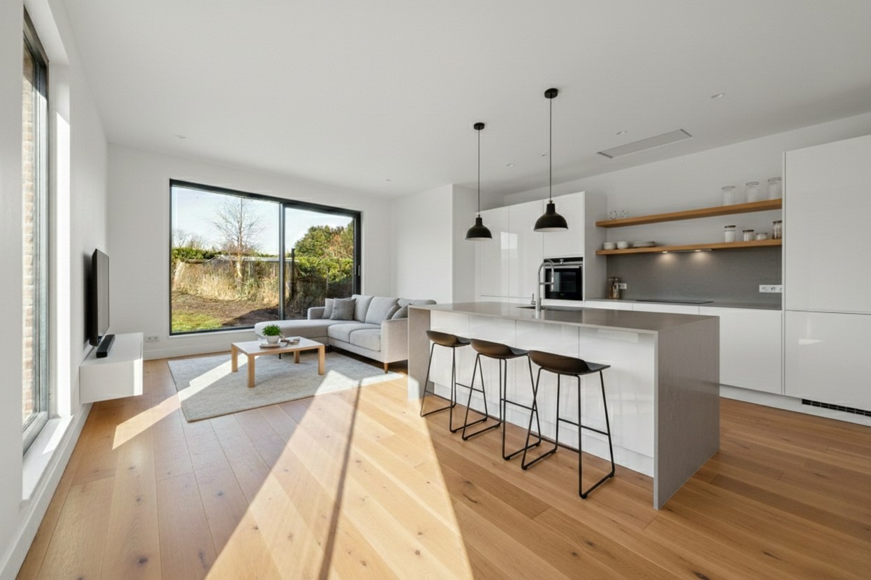 Exclusieve casco woning met 5 slaapkamers en royale tuin in Kruibeke, vlak bij Antwerpen 