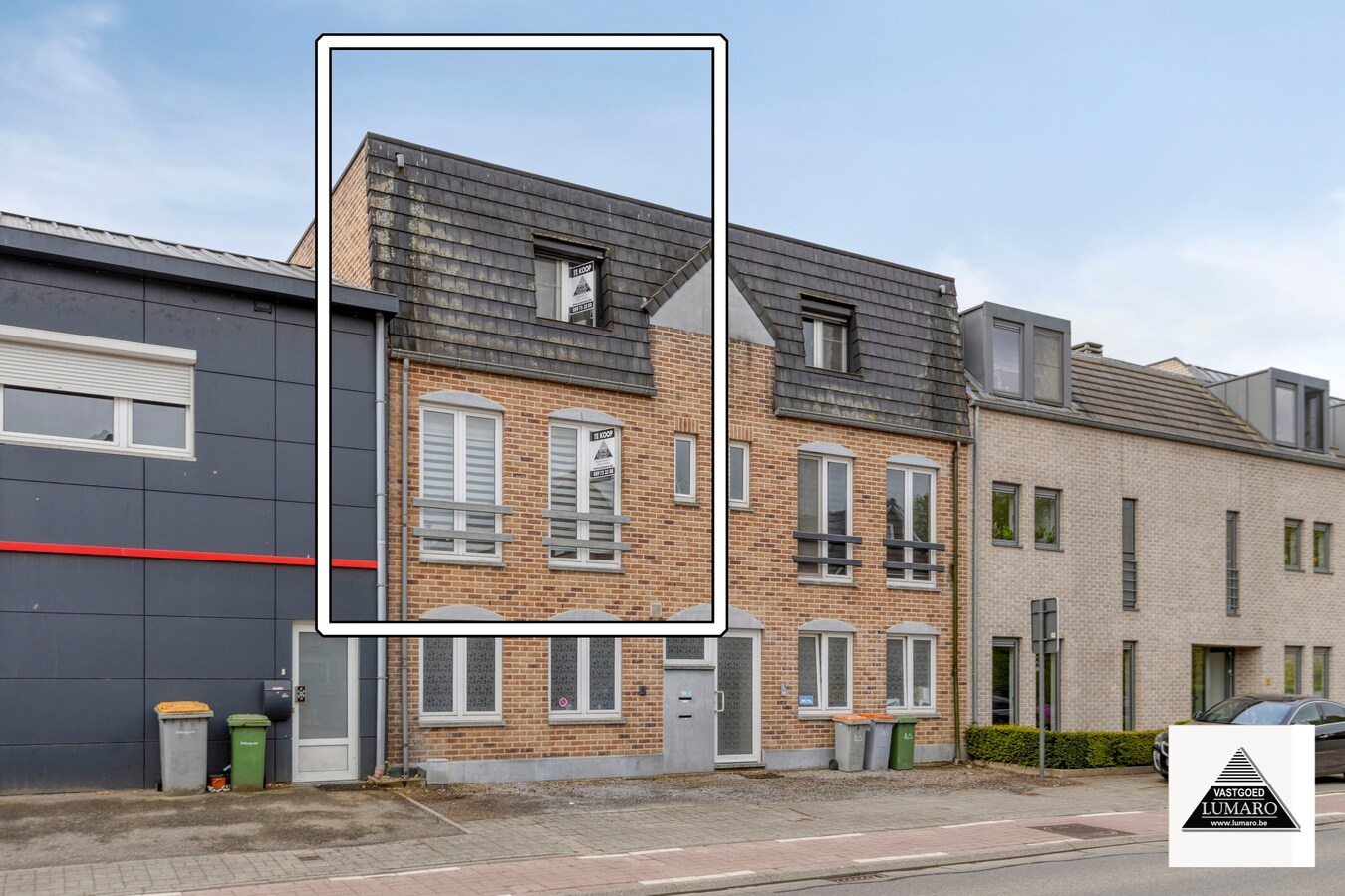 In centrum gelegen appartement met 2 slpks. en terras 