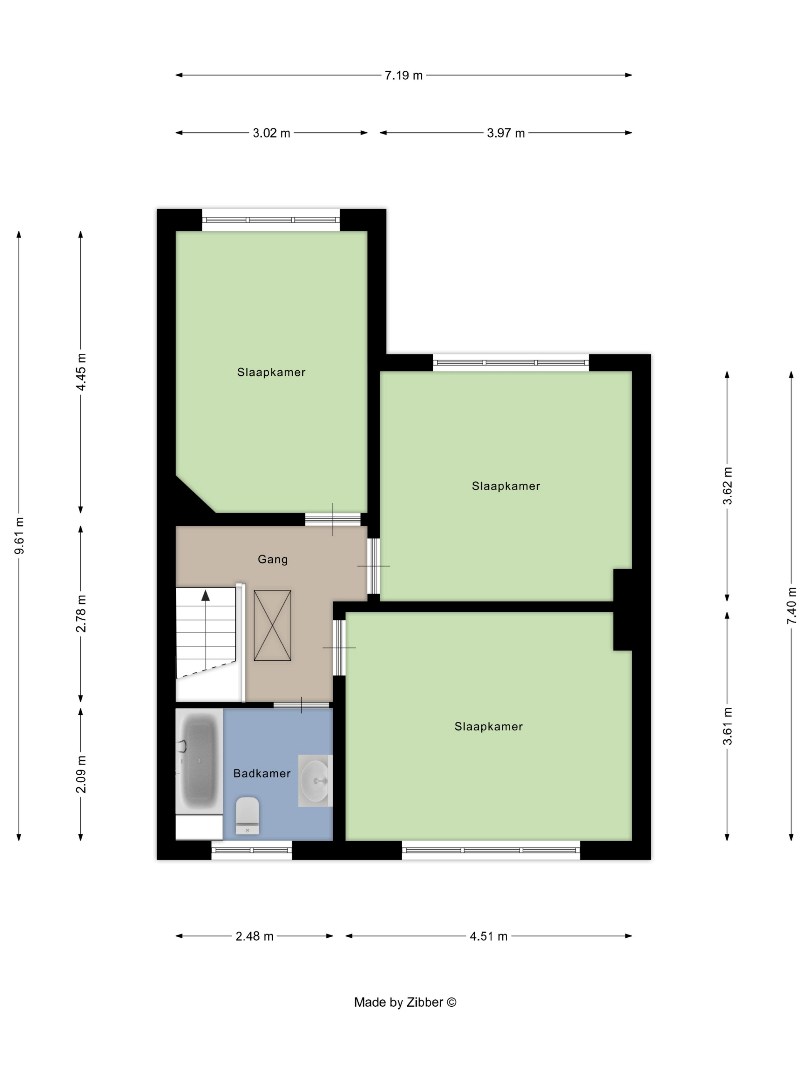 Woning met 3 slaapkamers,  tuin en garage in Kessel-Lo! - EPC 611 kWh/m² - bewoonbare opp. 156 m² 