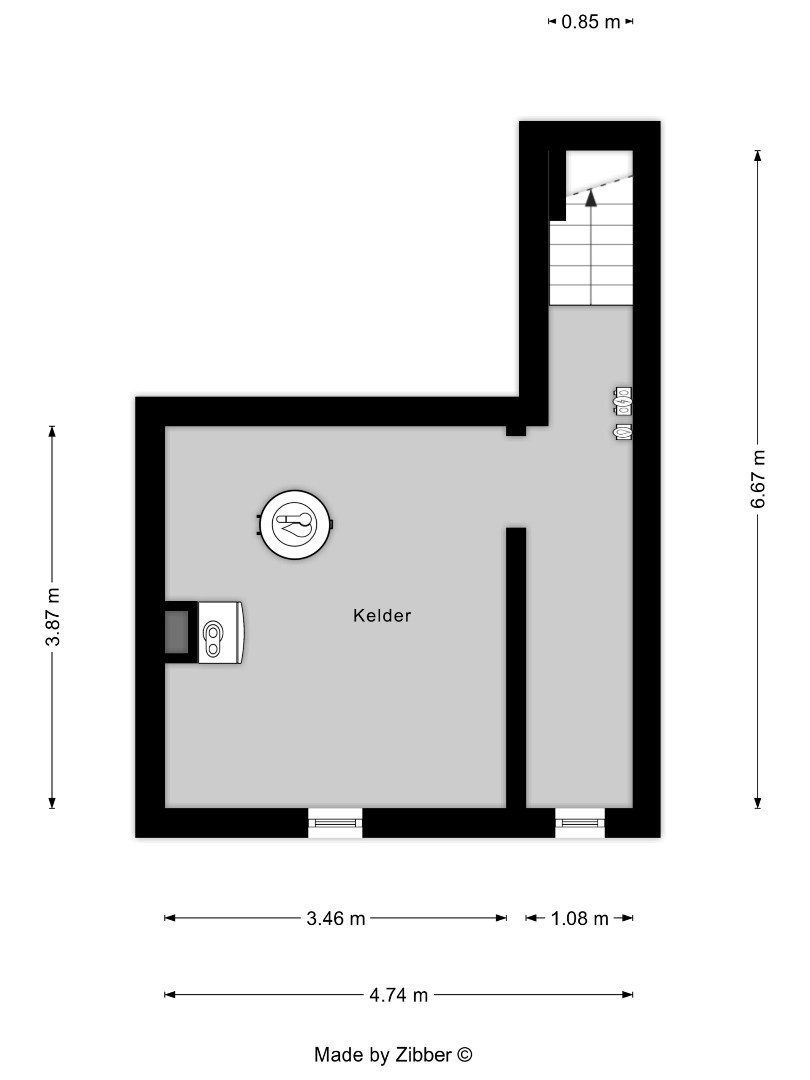 Woning met 3 ruime slaapkamers, bureau, tuin , kelder en zolder in Kessel-Lo! - EPC 198 kWh/m² - bewoonbare opp. 233 m² 
