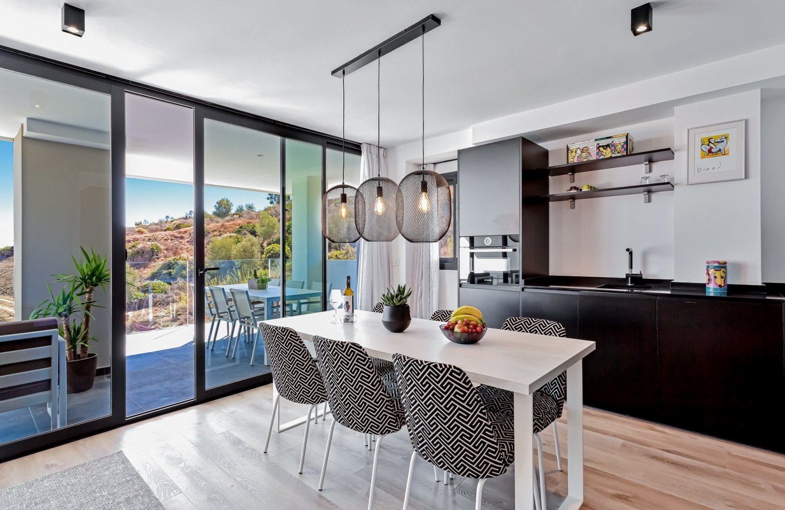 Hoek appartement 3 of 4 slpks te Mijas (Malaga) Spanje 