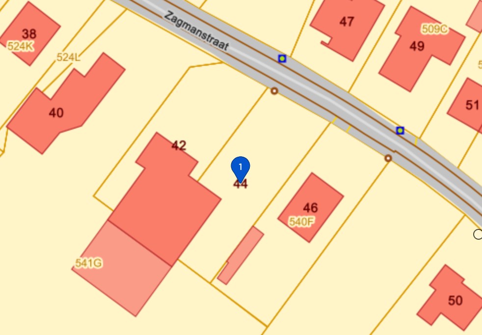 Bouwgrond van 910 m² te koop in rustige Zagmanstraat (Nazareth) 