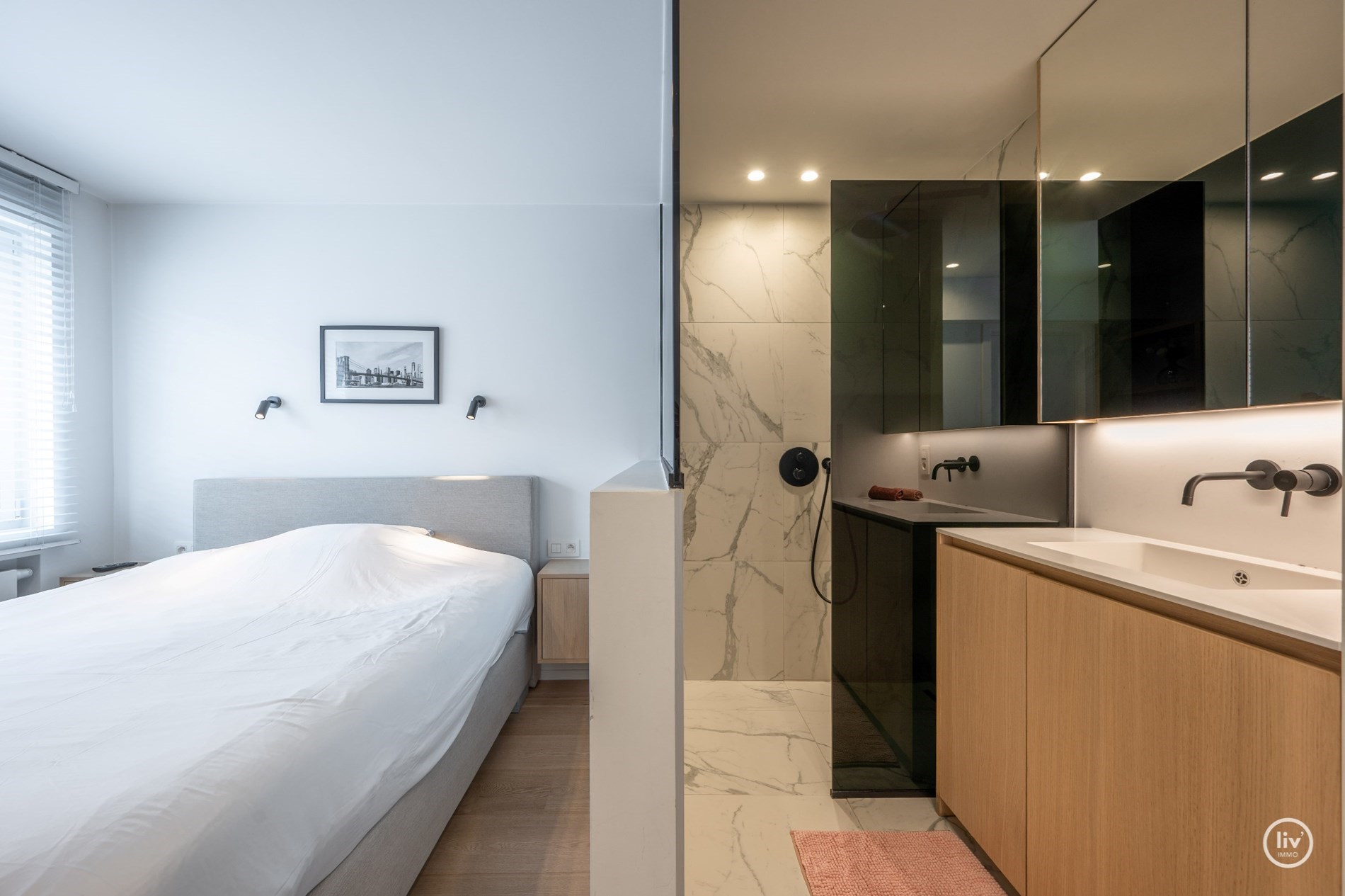 Modern gerenoveerd 1 slaapkamer appartement gelegen in het centrum van Knokke. 