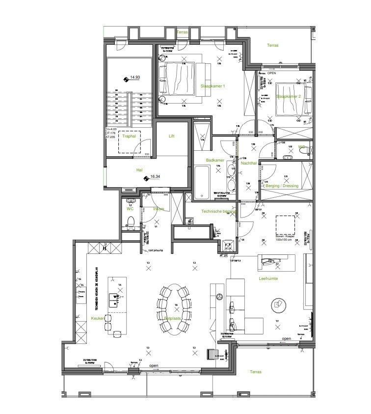 Unieke Penthouse in hartje Ieper 