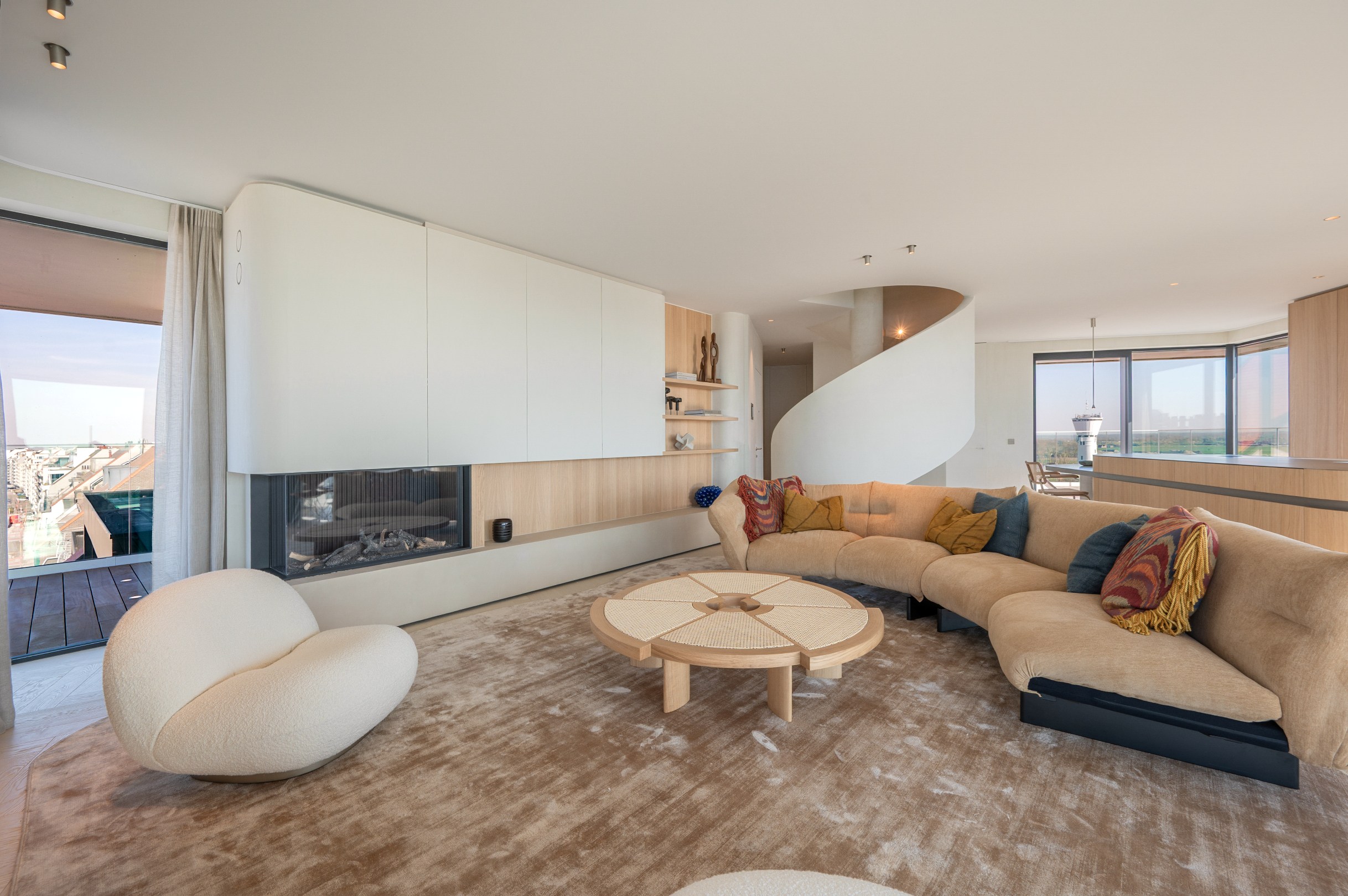 Appartement en duplex exceptionnel à vendre avec vue panoramique dans la résidence Duinrésidence. 