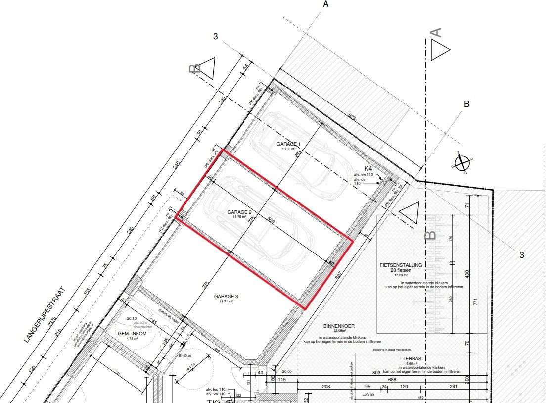 Garage, centrum Torhout 