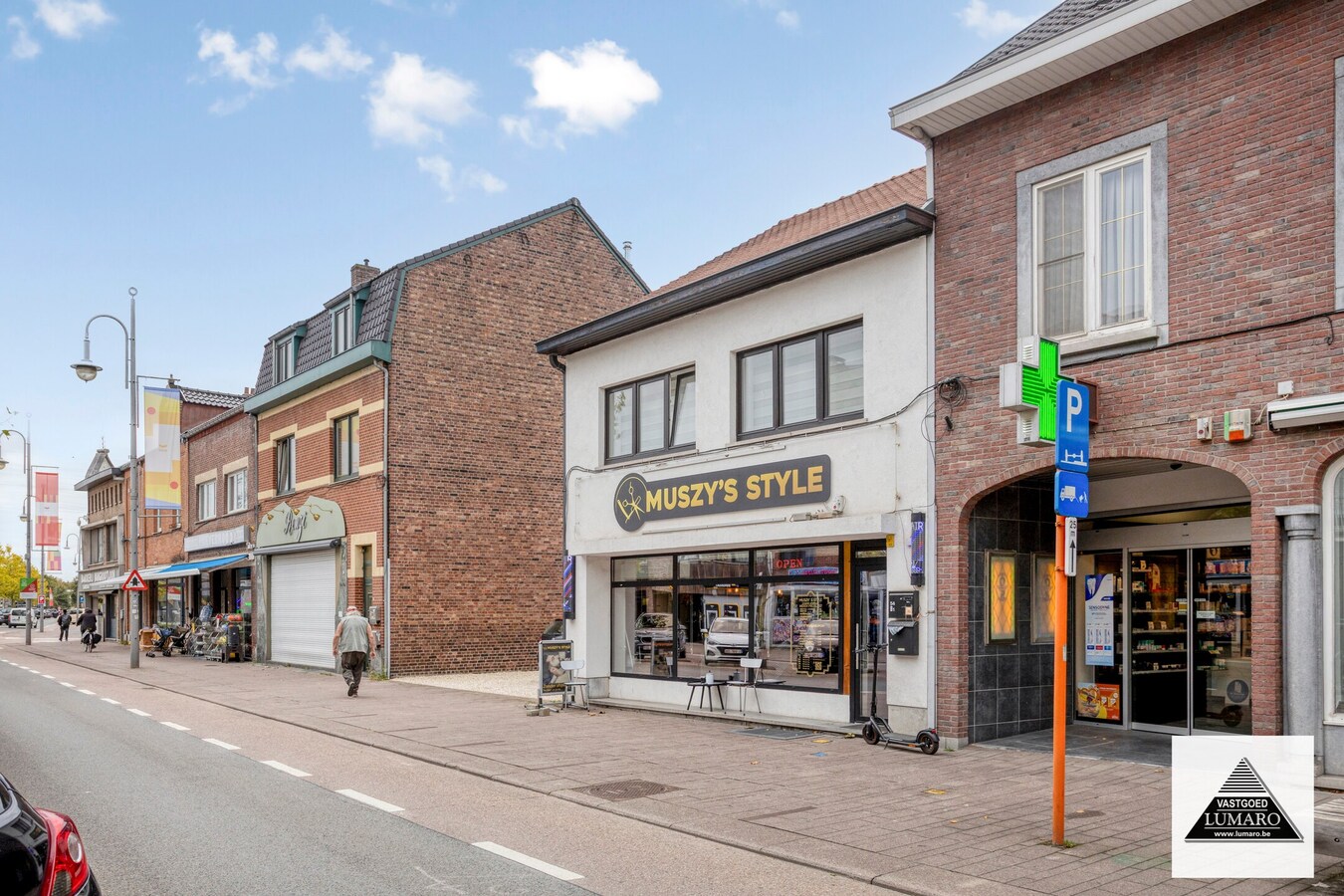 STALENSTRAAT: winkelpand met 7,50m voorgevel 