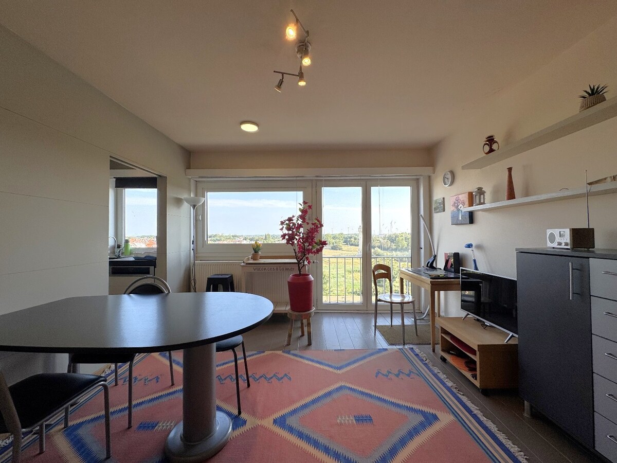 Magnifiek gelegen éénslaapkamerappartement aan de achterzijde van de Zeedijk te Heist 