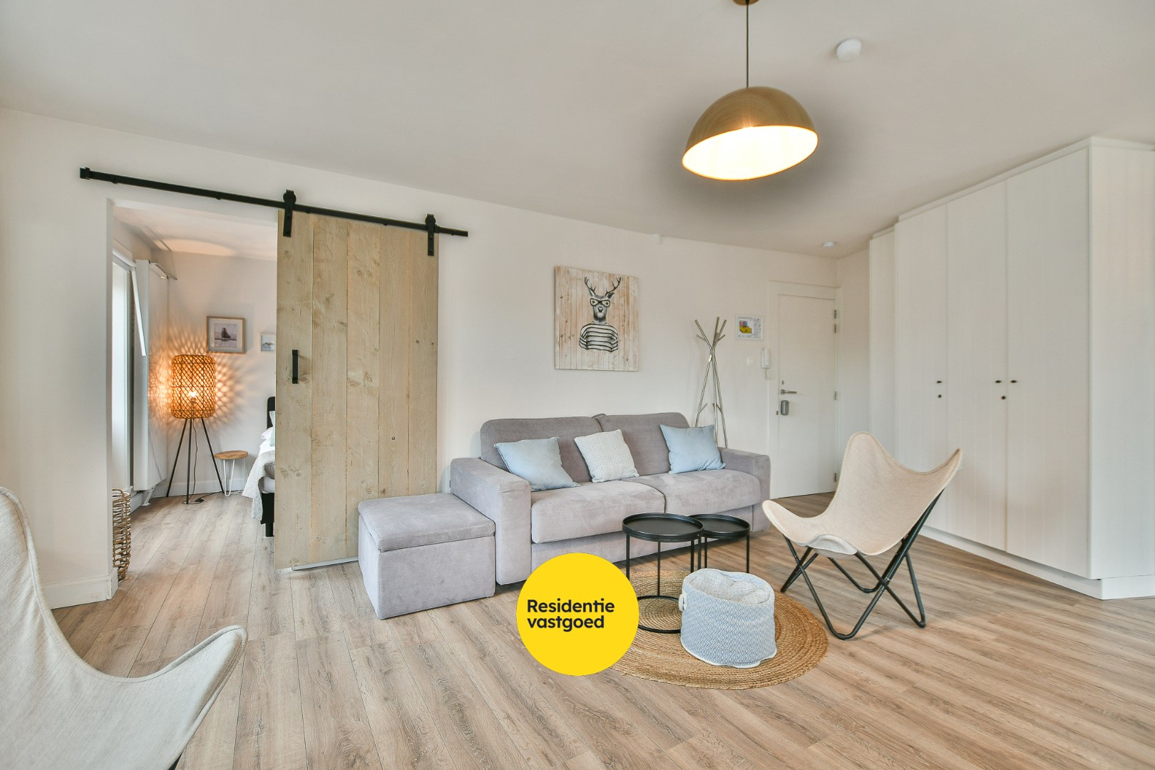 Lichtrijk éénslaapkamerappartement nabij centrum en bos in De Haan 