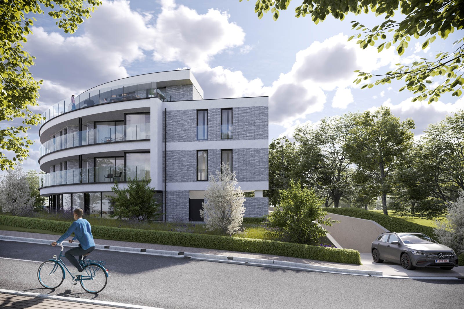 FORESTA 75 - 11 nieuwbouw APPARTEMENTEN + 2 HANDELSZAKEN - 1640 SINT-GENESIUS-RODE 