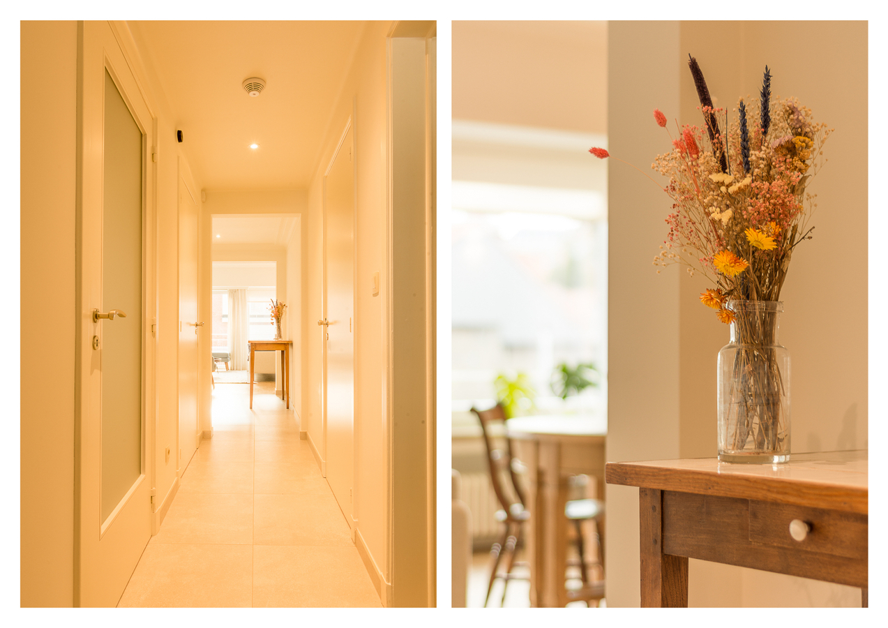 Subliem gelegen appartement met garagebox (renovatie 2020) 