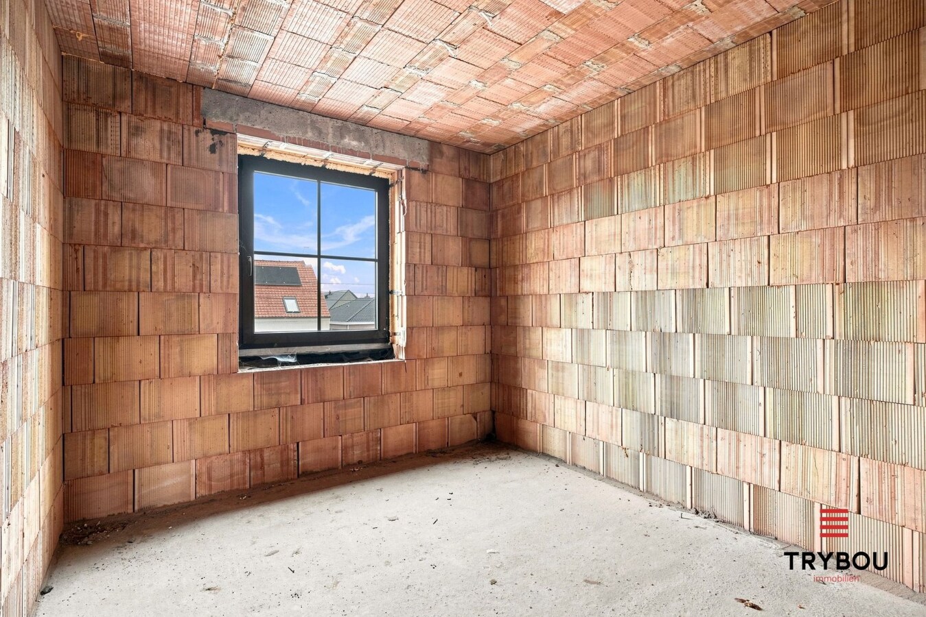 Ruime casco halfopen nieuwbouw met loods van 194m² in Merkem! 