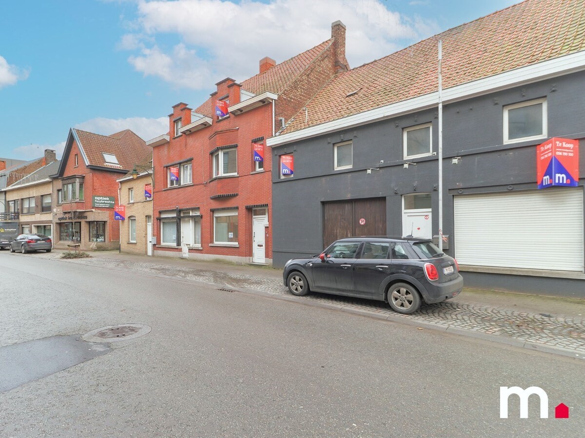 Uniek pand te Deerlijk op 620m² met mogelijkheid tot 2 woningen ! 