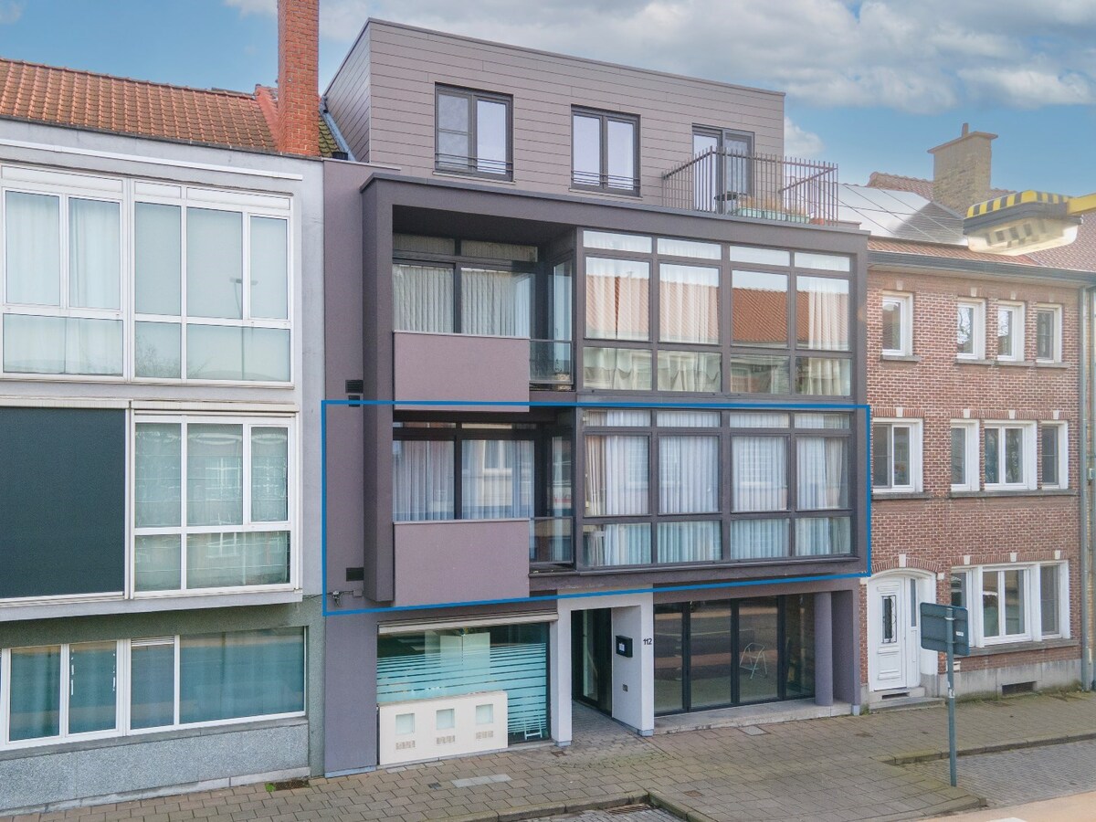 Energiezuinig, ruim tweekamerappartement (115m²) te centrum Deinze 