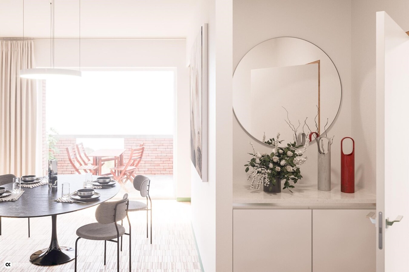 StJorisWinge - appartement 91 m2 met 2 slks én terras 15m2 