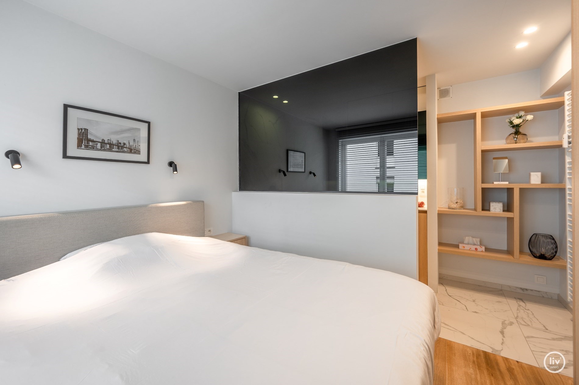 Modern gerenoveerd 1 slaapkamer appartement gelegen in het centrum van Knokke. 