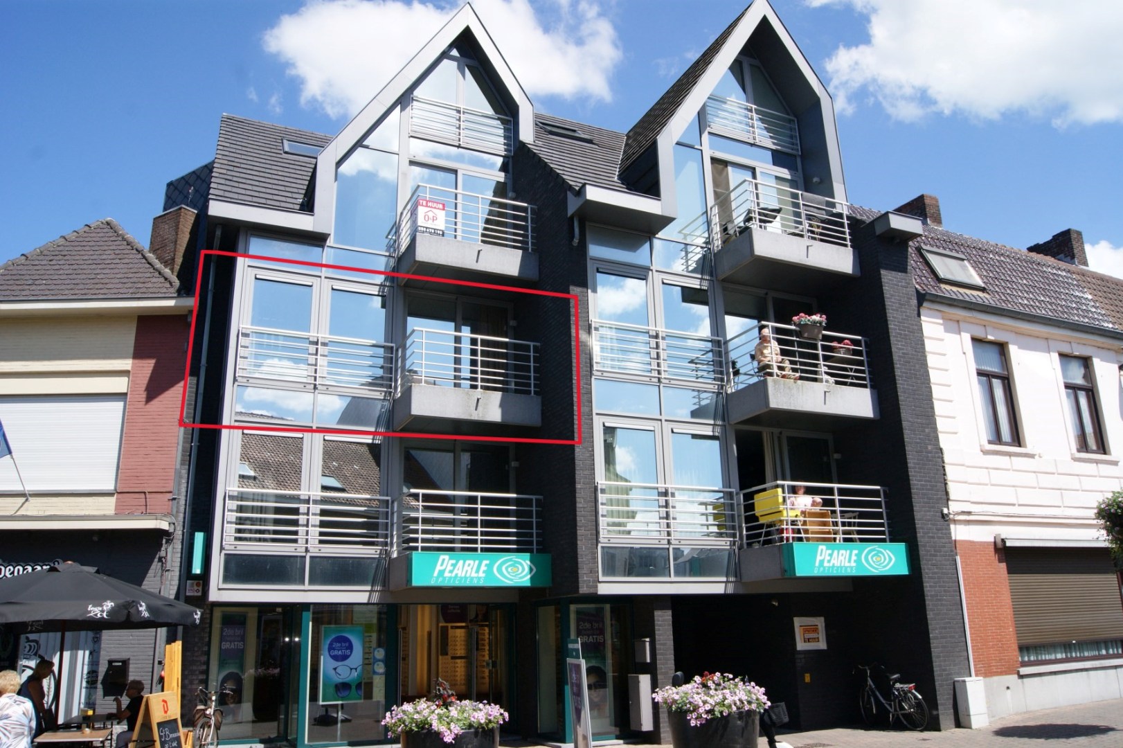 1-slaapkamer appartement, instapklaar, met zonnig terras, centrum Torhout 