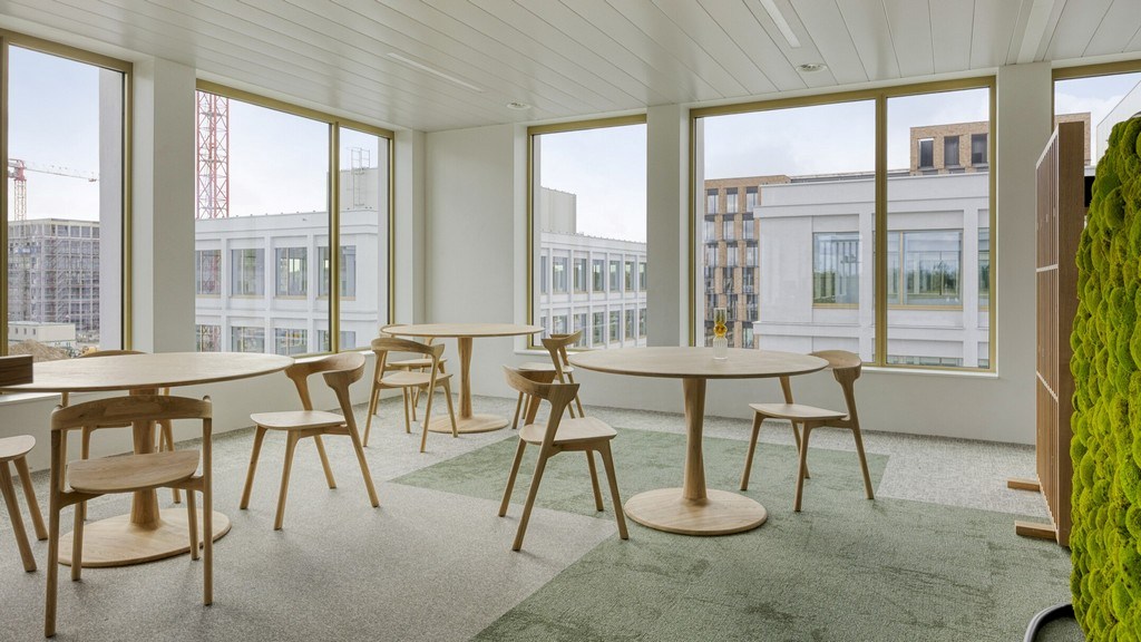 Nieuwbouw future proof kantoren te huur aan The Loop in Gent