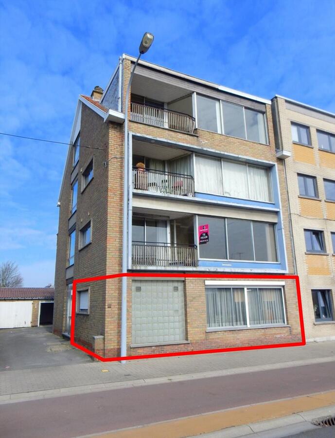 Gelijkvloers appartement met 2 slaapkamers 