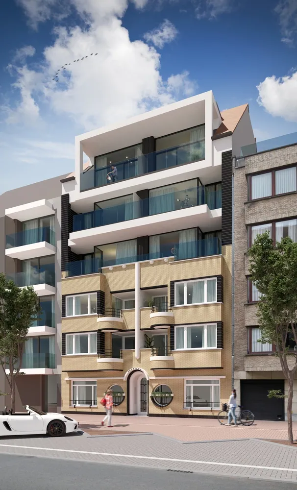 NIEUWBOUW :
Ruim, 3-slaapkamerappartement met mooie gevelbreedte van 5m50 op een centrale locatie in Knokke.