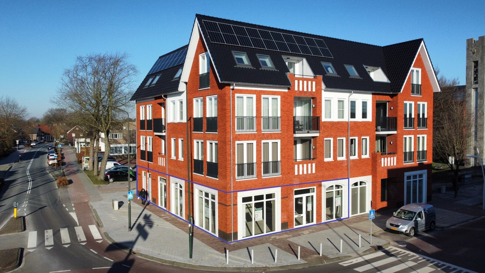 Commerciële ruimte op de begane grond van het complex Poort van Bladel. 