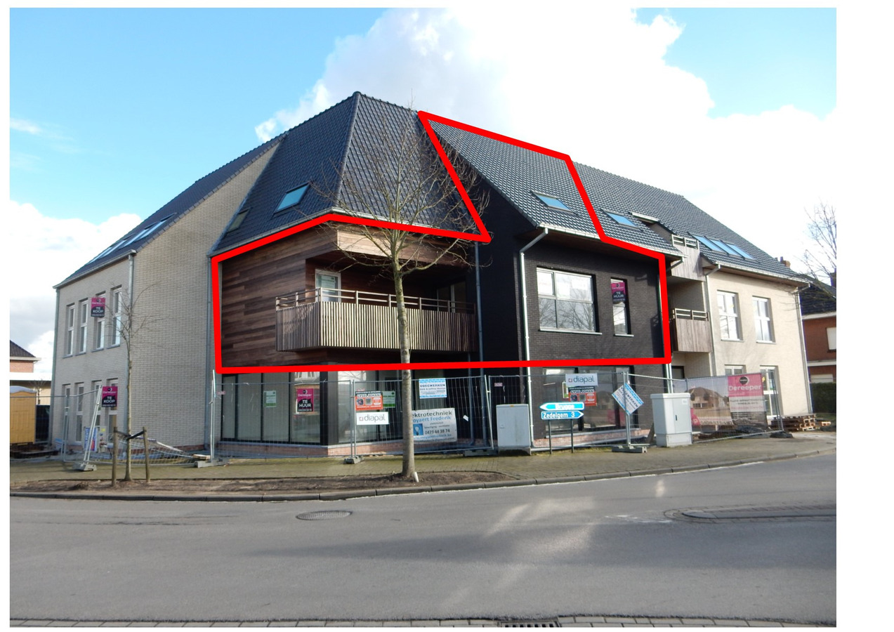 Modern duplex-appartement met garage te Snellegem 