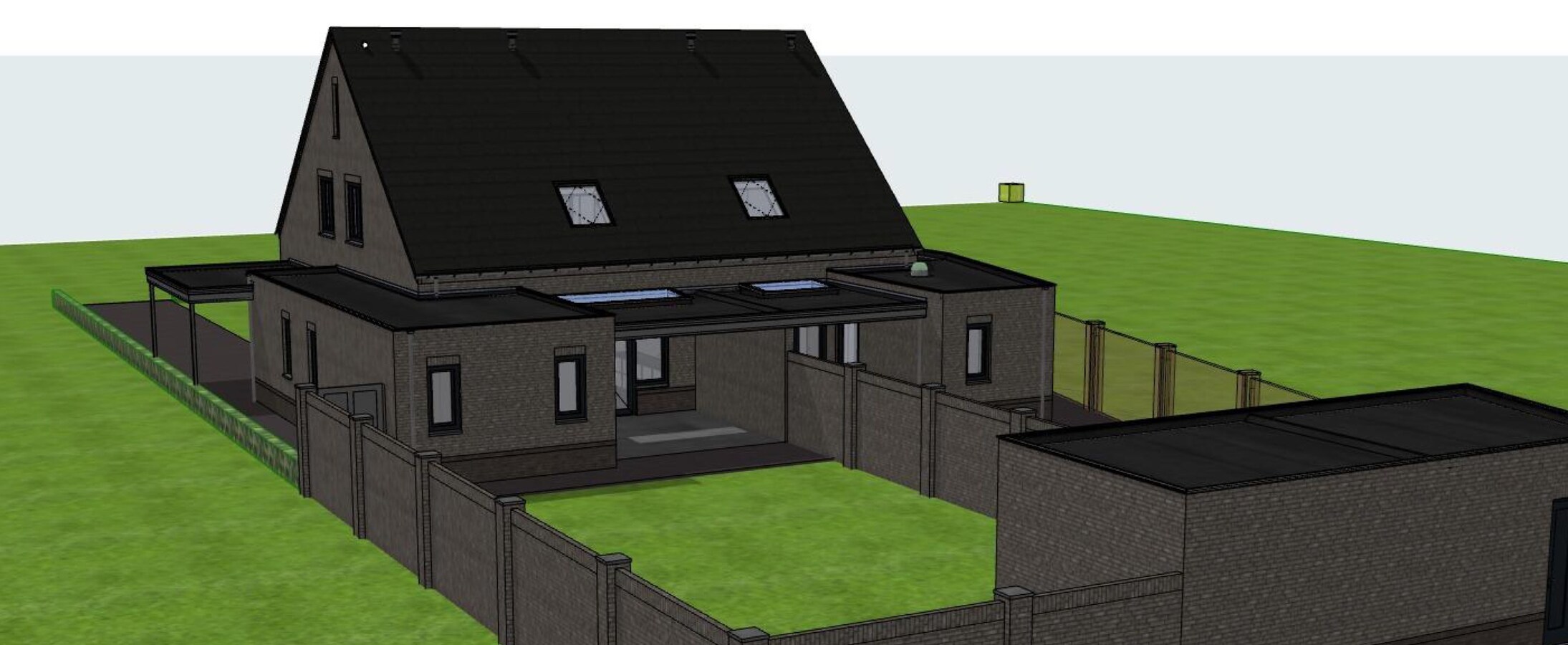 2 bouwkavels te koop voor de bouw van 2 halfvrijstaande levensloopbestendige woningen met vrij uitzicht over landerijen. 