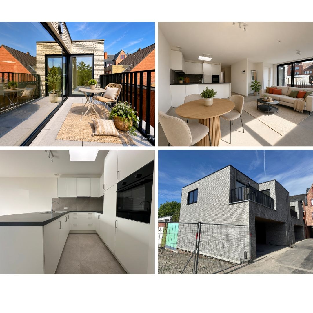 Instapklaar energiezuinig nieuwbouwappartement met mooi zonneterras, Torhout 