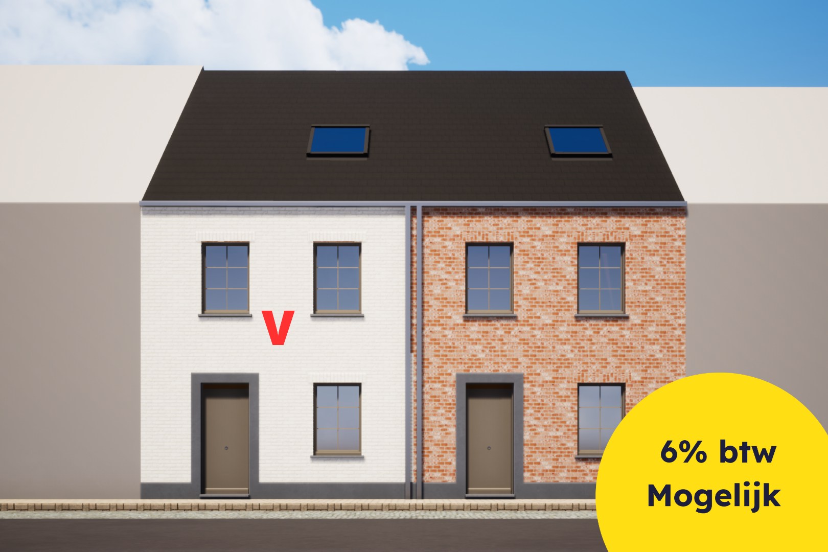 Ruime landelijke 4-slaapkamer/ 2 badkamer woningen in het centrum van Ettelgem 