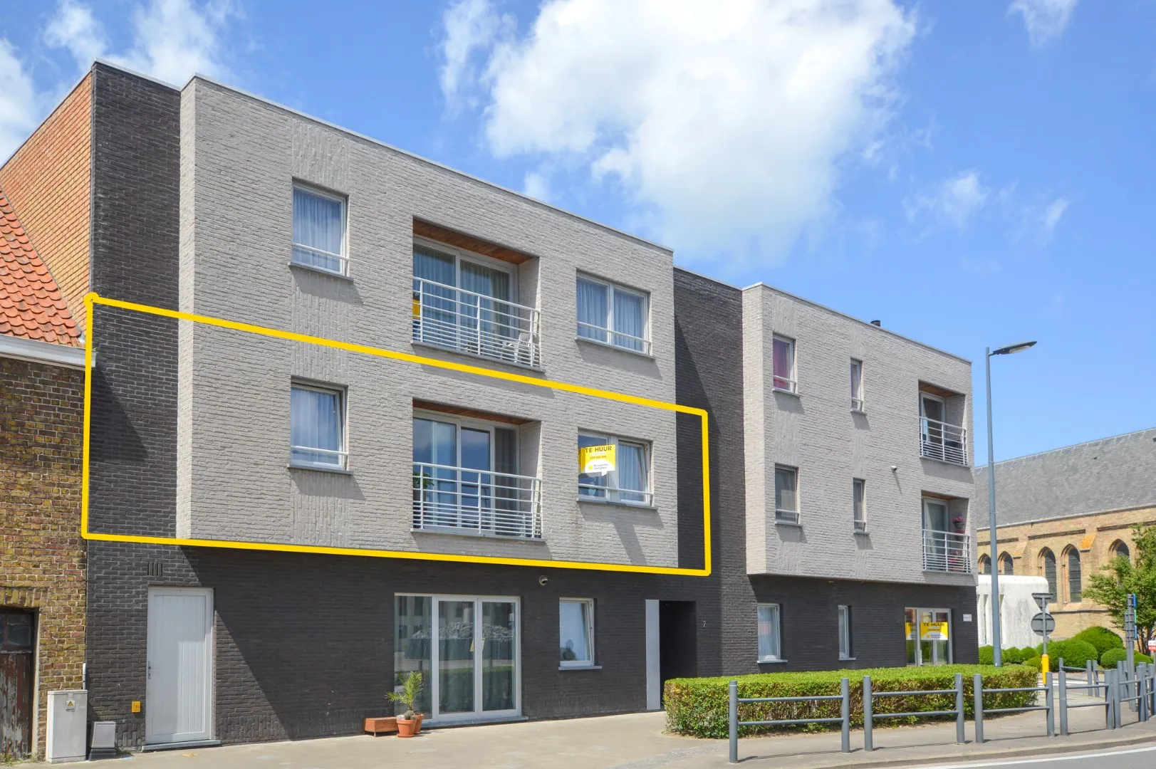 Recent 2 slaapkamer appartement in Westkerke