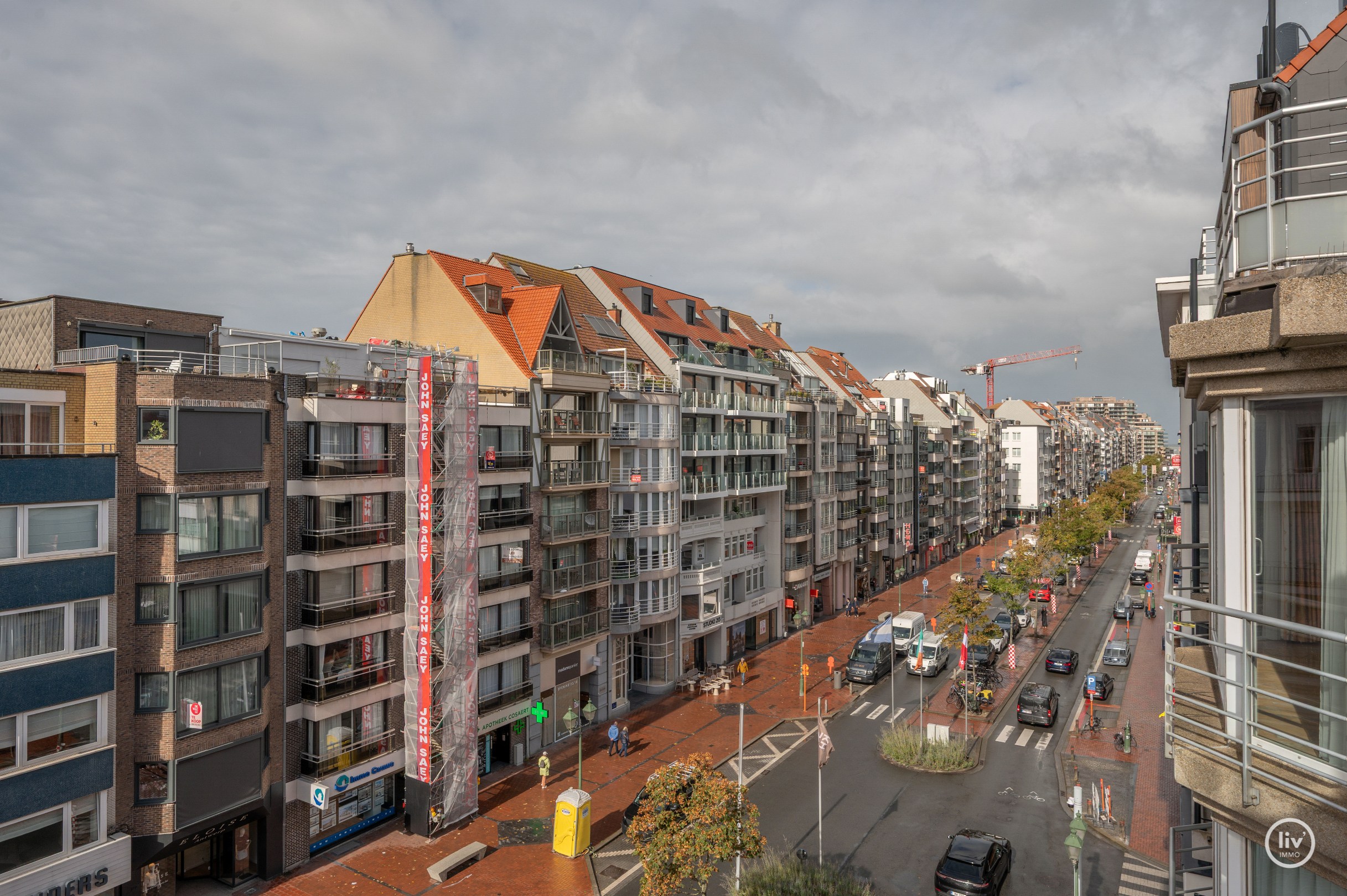 Luxueus volledig gerenoveerd 3 slaapkamer appartement te Lippenslaan gelegen op wandelafstand van het Albertstrand. 