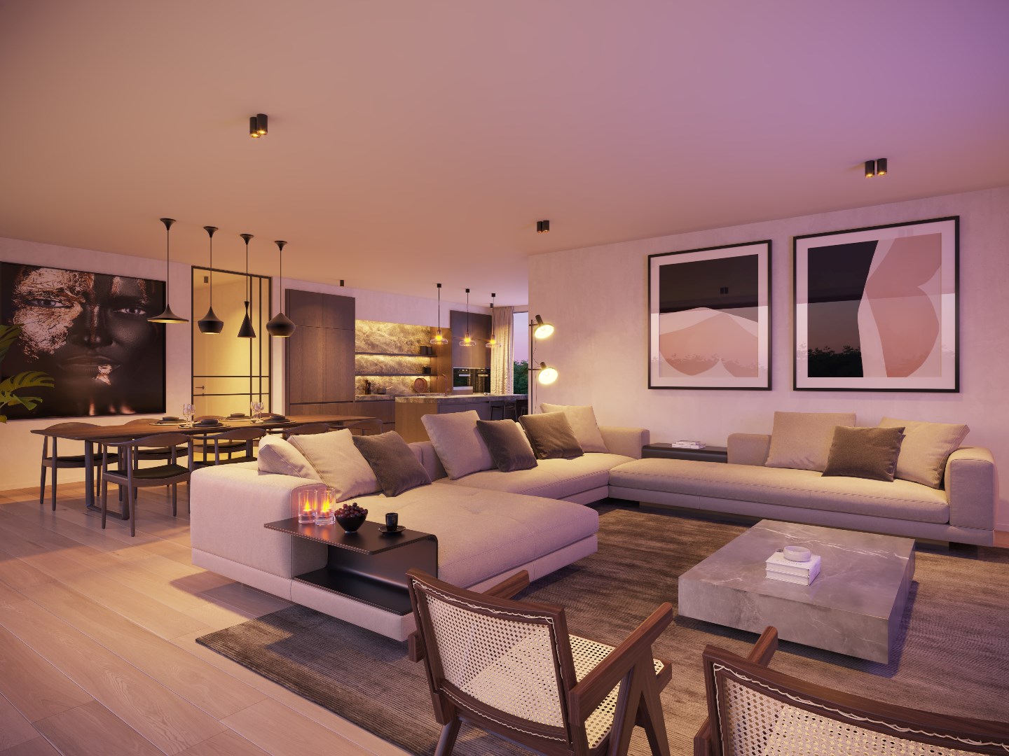 Nieuwbouwappartement met terras 