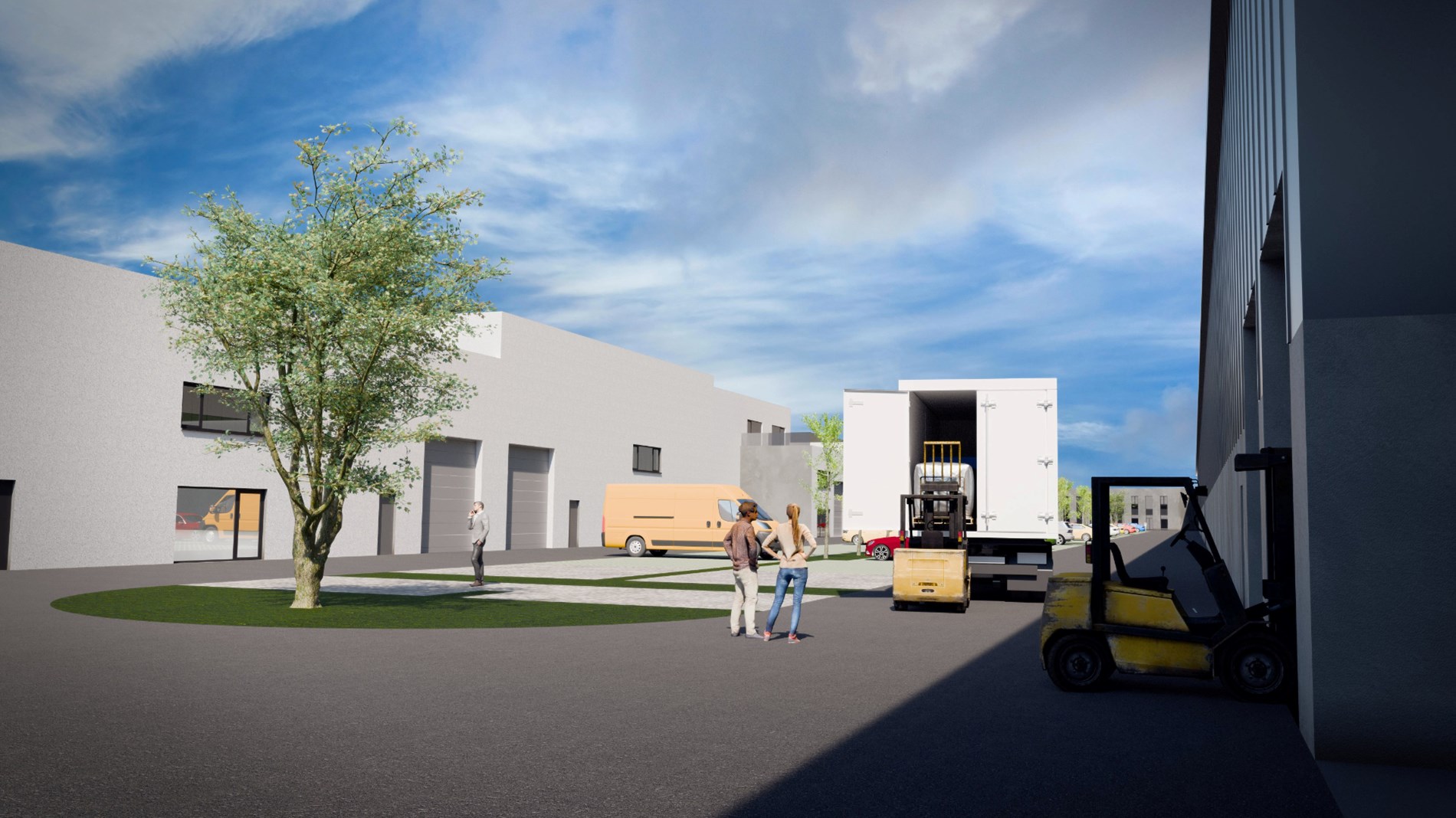 Nieuwbouw loodsen te koop aan de Wiedauwkaai in Gent