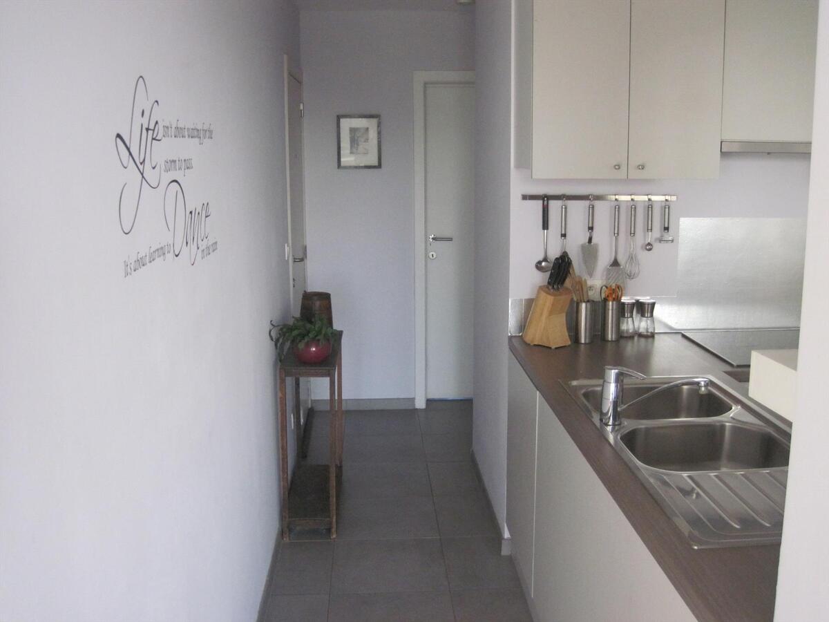 Ruim 2-slp-appartement met groot zonneterras én garage. Geen vaste kosten ! 