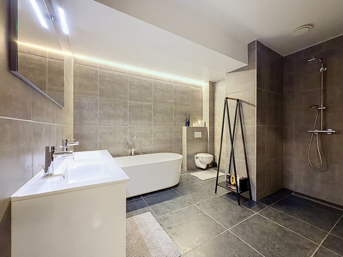 Luxueuze loft met ZW-terras en garage te centrum Aalst 