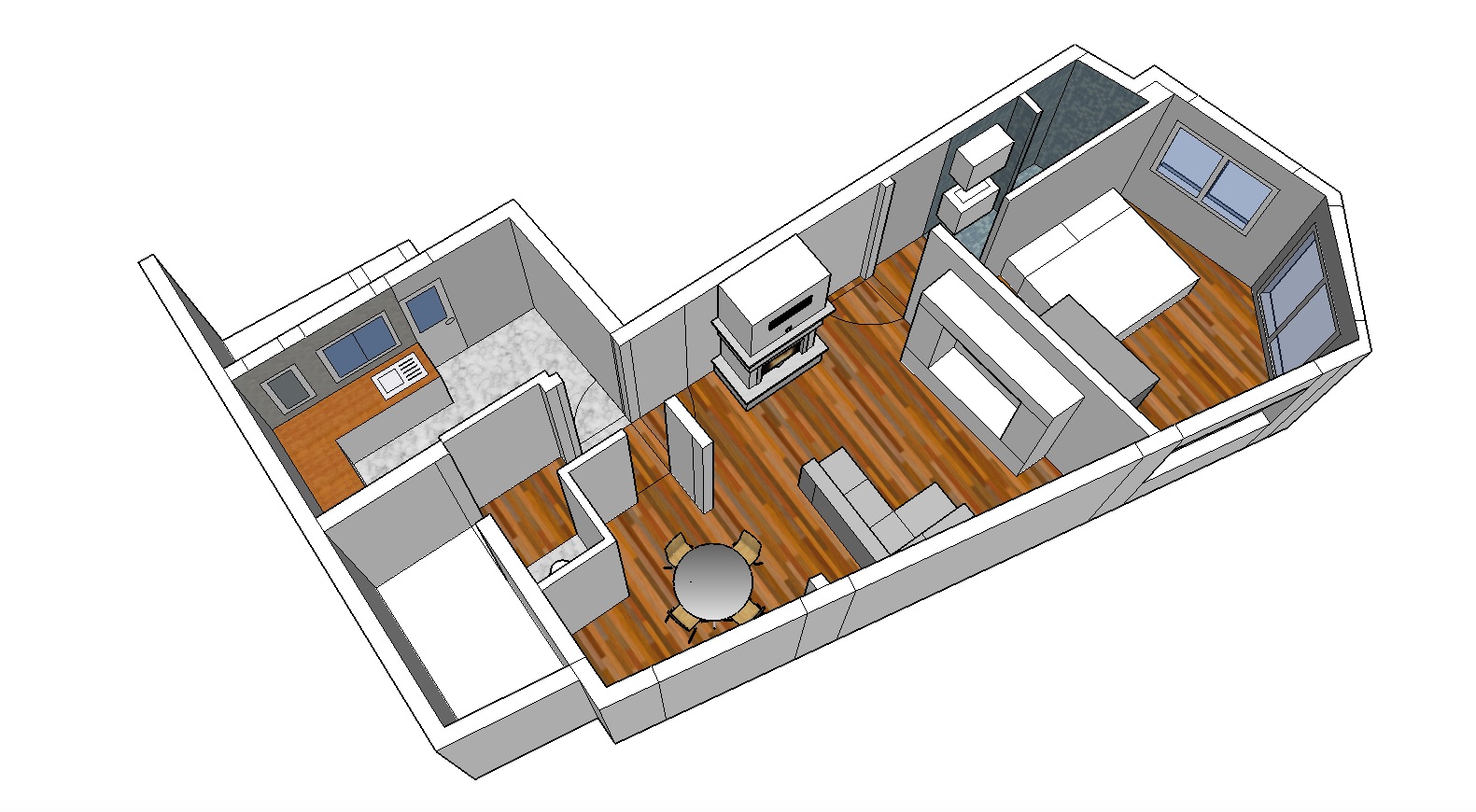 Te renoveren appartement in het centrum van Antwerpen 
