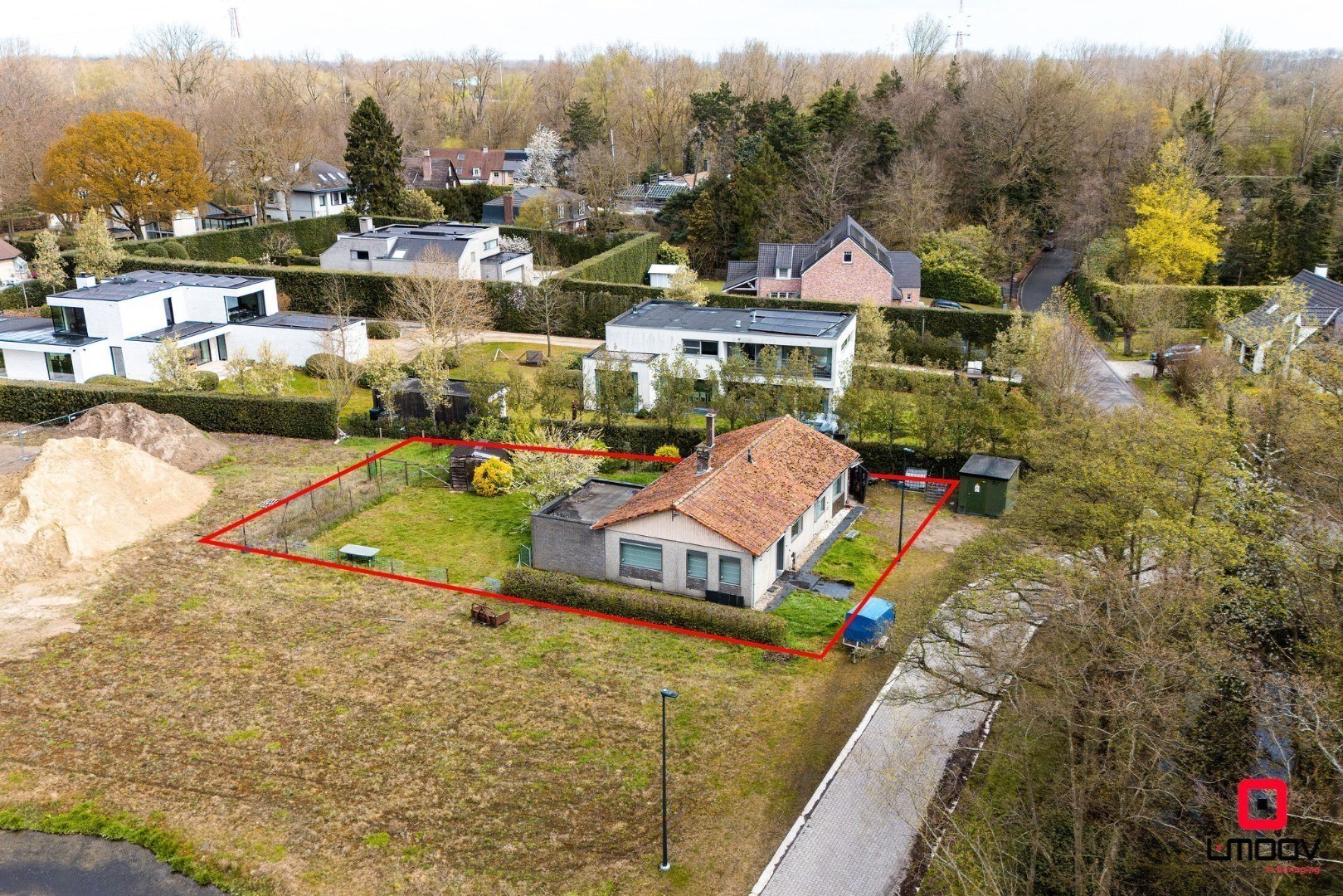Bouwgrond btw 6%-tarief  (725 m²) op residentiële ligging in Destelbergen 