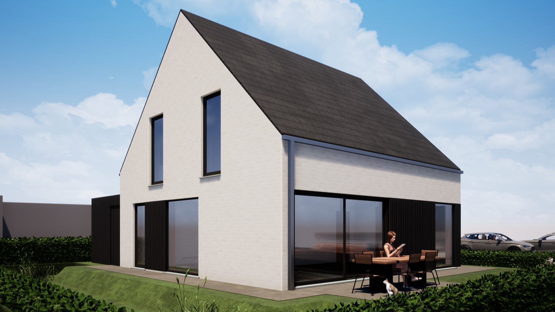 Moderne nieuwbouwvilla nabij centrum Oudenburg 