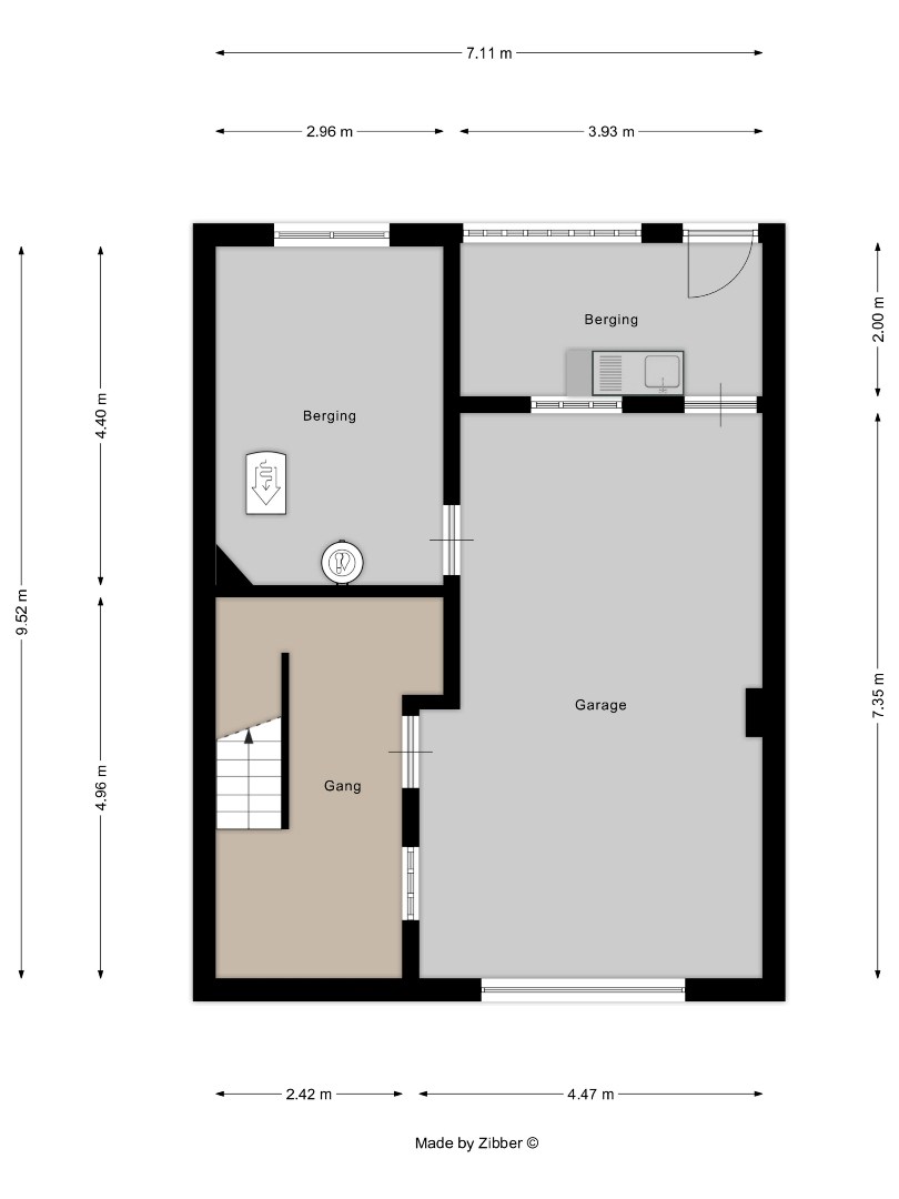 Woning met 3 slaapkamers,  tuin en garage in Kessel-Lo! - EPC 611 kWh/m² - bewoonbare opp. 156 m² 