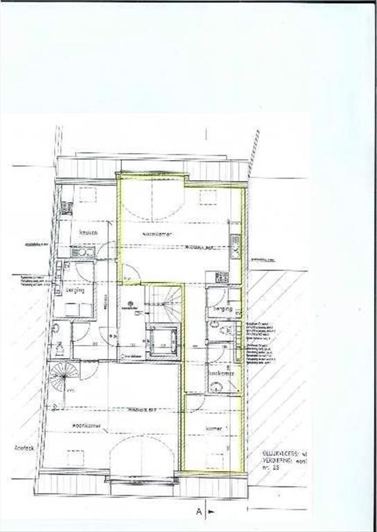 Appartement met 1 slaapkamer en garage. 