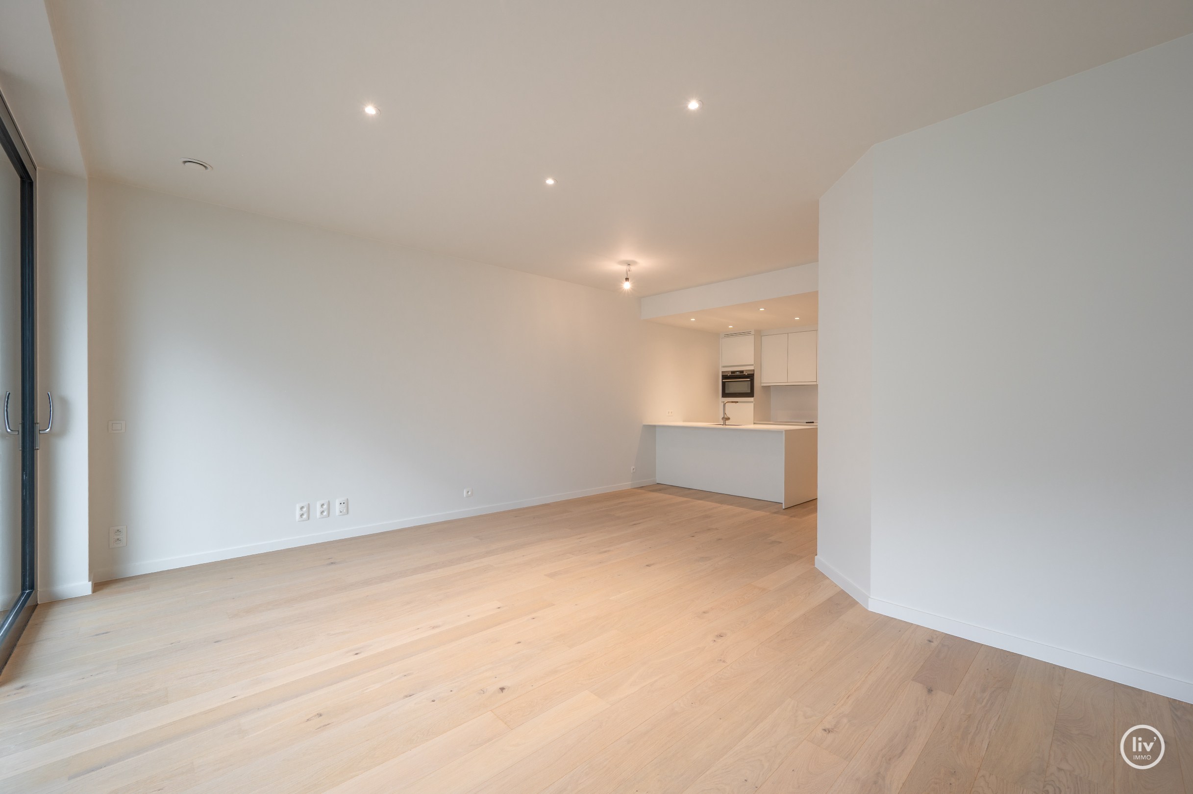 Duplex neuf au rez-de-chaussée et au premier étage situé à Lentelaan à Duinbergen avec des terrasses orientées plein sud. 