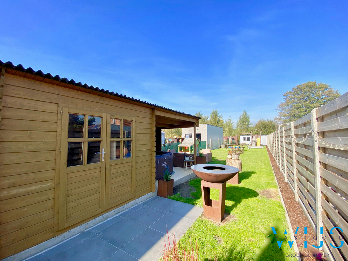 Instapklare HOB met zeer aangename tuin te Evergem ! 