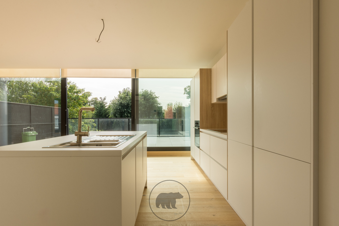 Nieuwbouwappartement met ruim terras in het centrum van Laarne 