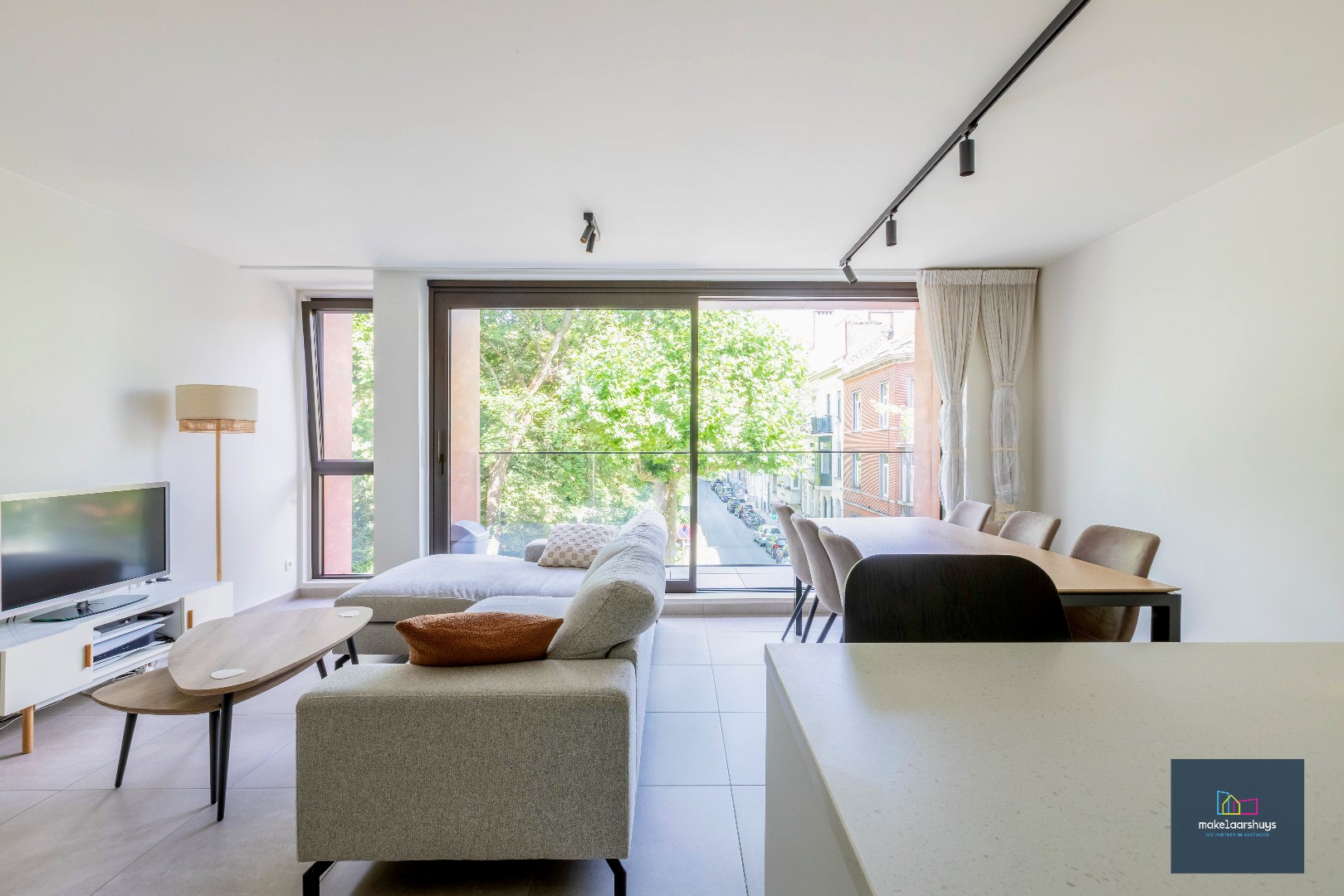 2 slaapkamerapp. met terras &amp; staanplaats aan het Muinkpark 